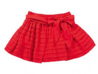 Falda roja Lazo