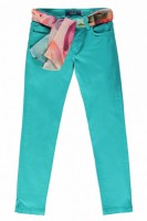 Pantalon azul con cinturón