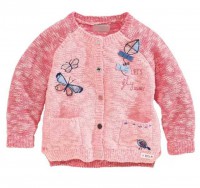 sueter rosa de mariposa