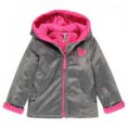 Chaqueta Gris detalles rosa
